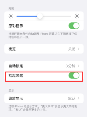 祥符苹果授权维修站分享iPhone轻点无法唤醒怎么办